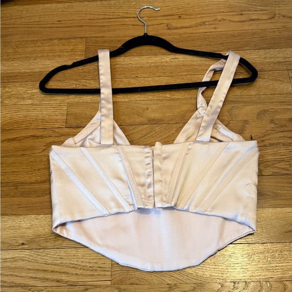 Zara Satin Effect Corset Top - Picture 3 of 4